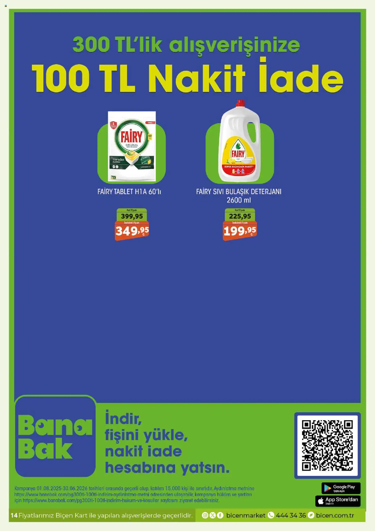 Biçen Market Katalog - 05.11.2025 tarihinden itibaren geçerlidir | Sayfa: 14 | Ürünler: Bulaşık deterjanı, Tablet