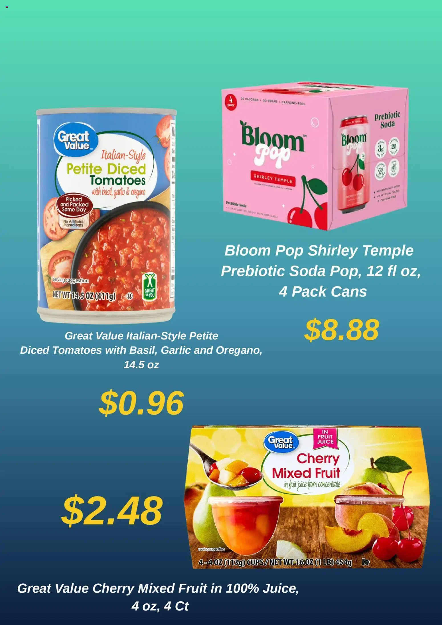 Walmart Black Friday valid from 28.11.2025 | Page: 5 | Products: Tomatoes, Garlic, Juice