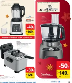 Carrefour folder Hypermarkten - Voorbeeld van een folder van Carrefour, geldig van 17.12.2025 | Pagina: 19 | Producten: Blender, Robot, Friteuse, Mixer
