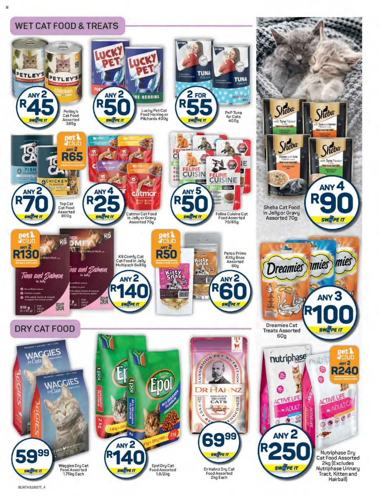 New Pick n Pay catalogue – valid from 22.09.2025 | Page: 4 | Products: Chicken, Fish, Gravy, Cat food