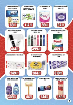 Gala MARKET katalog - pregled Gala MARKET kataloga - važi od 05.04.2026 | Strana: 7 | Proizvode: Brijač, Parfem, Ubrus, Sapun