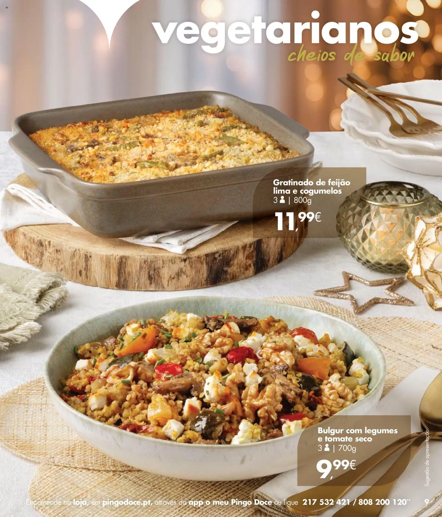 Pingo Doce Encomendas de Natal  │ válido de 19.11.2025 | Página: 9 | Produtos: Tomate, Cogumelos