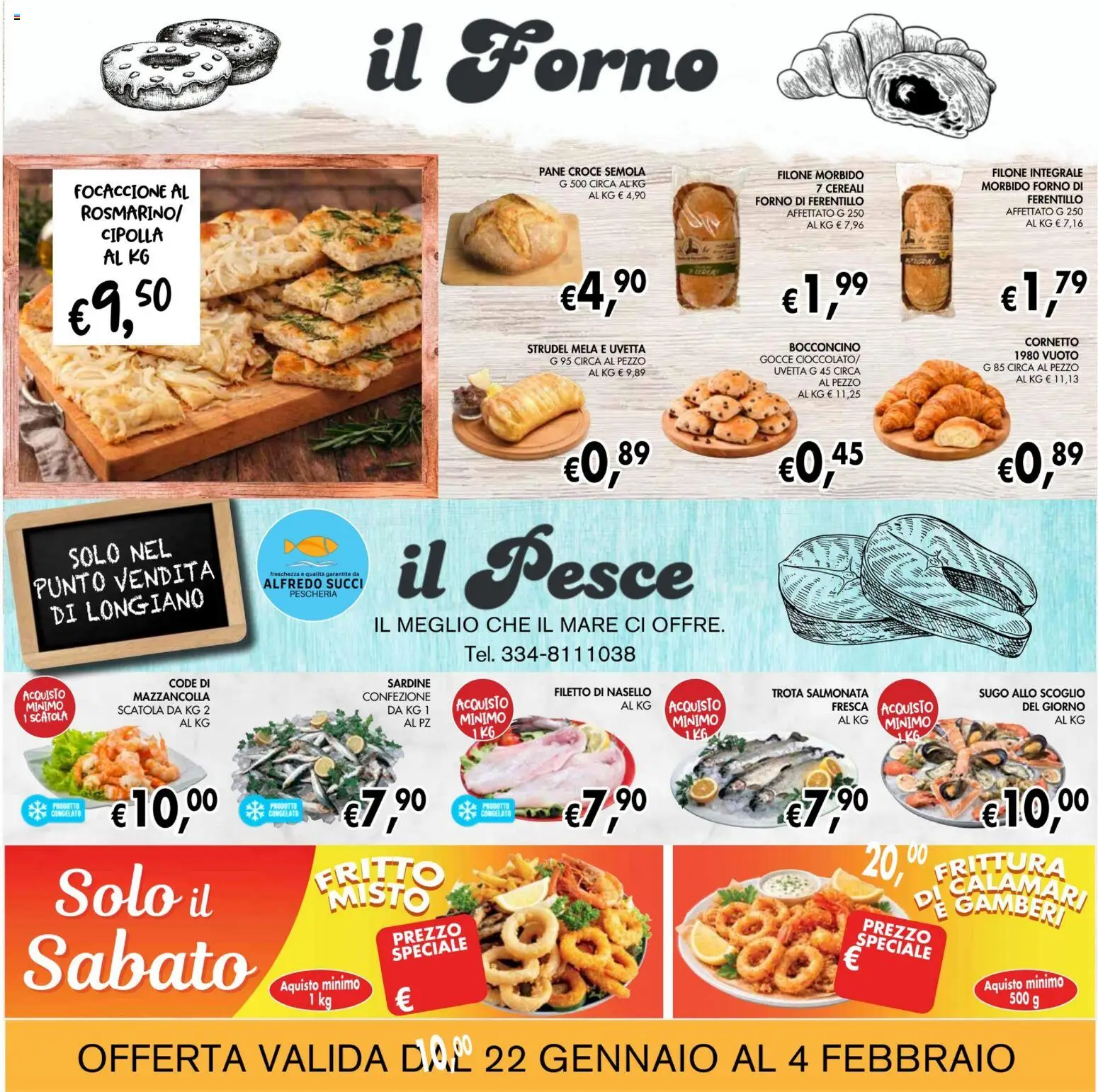 Volantino Coal del 22.01.2026 | Pagina: 10 | Prodotti: Gamberi, Cereali, Il forno, Nasello