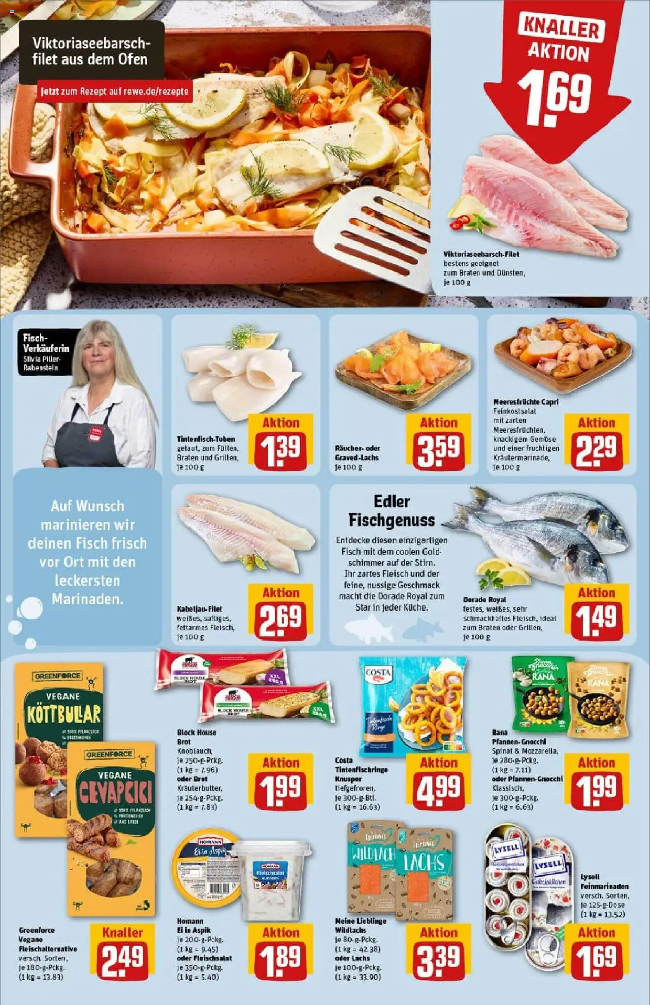 Rewe prospekt Erkelenz	 - gültig ab dem 11.08.2025 | Seite: 12 | Produkte: Cevapcici, Fisch, Brot, Fleisch