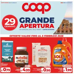 Anteprima del volantino COOP Grande Apertura Castelvetrano catalogo valido a partire dal 29.01.2026