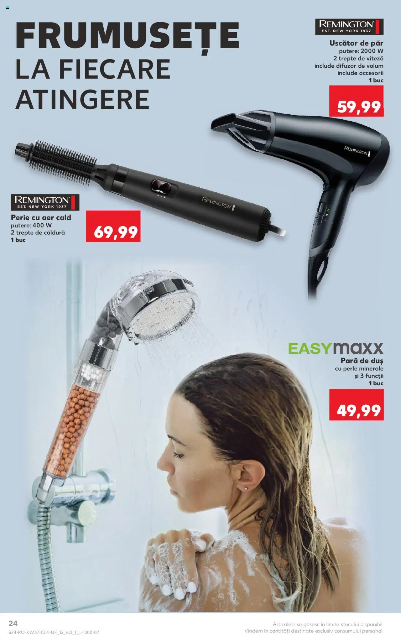 Noul catalog Kaufland – valabil de la 10.09.2025 | Pagină: 24 | Produse: Pară, Difuzor, Uscător, Perie