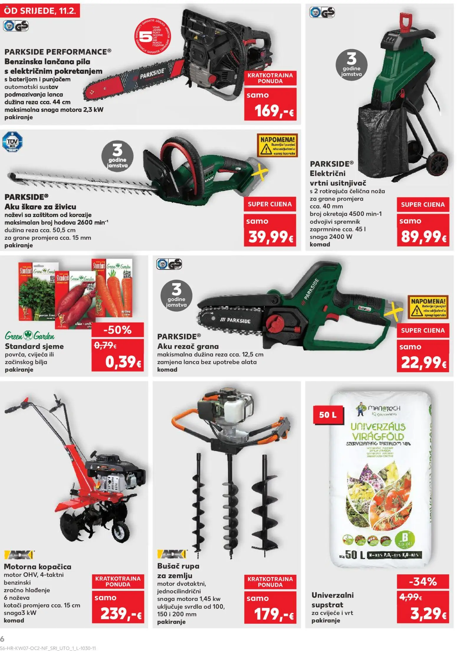 Kaufland katalog | vrijedi od 11.02.2026 | Stranica: 6 | Proizvodi: Cvijeće, Škare, Pila, Rezač