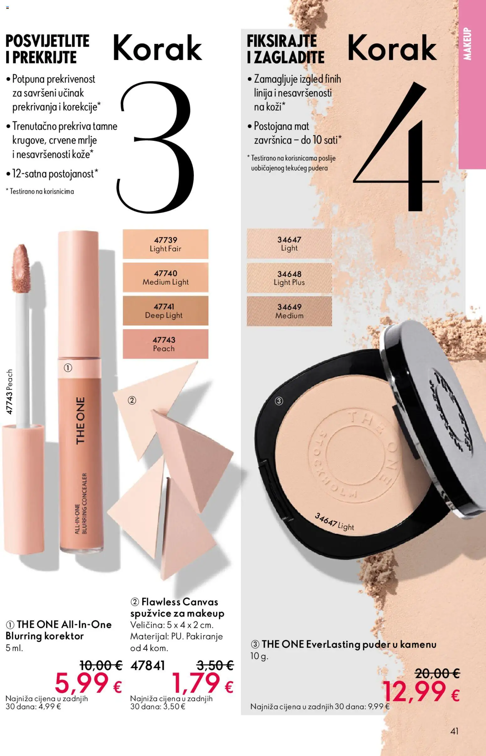 Oriflame katalog | vrijedi od 22.04.2026 | Stranica: 41 | Proizvodi: Concealer, Puder, Korektor