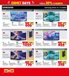 Anteprima del volantino Comet volantino valido a partire dal 19.03.2026 | Pagina: 22 | Prodotti: Telecomando, smart TV, TV, Samsung