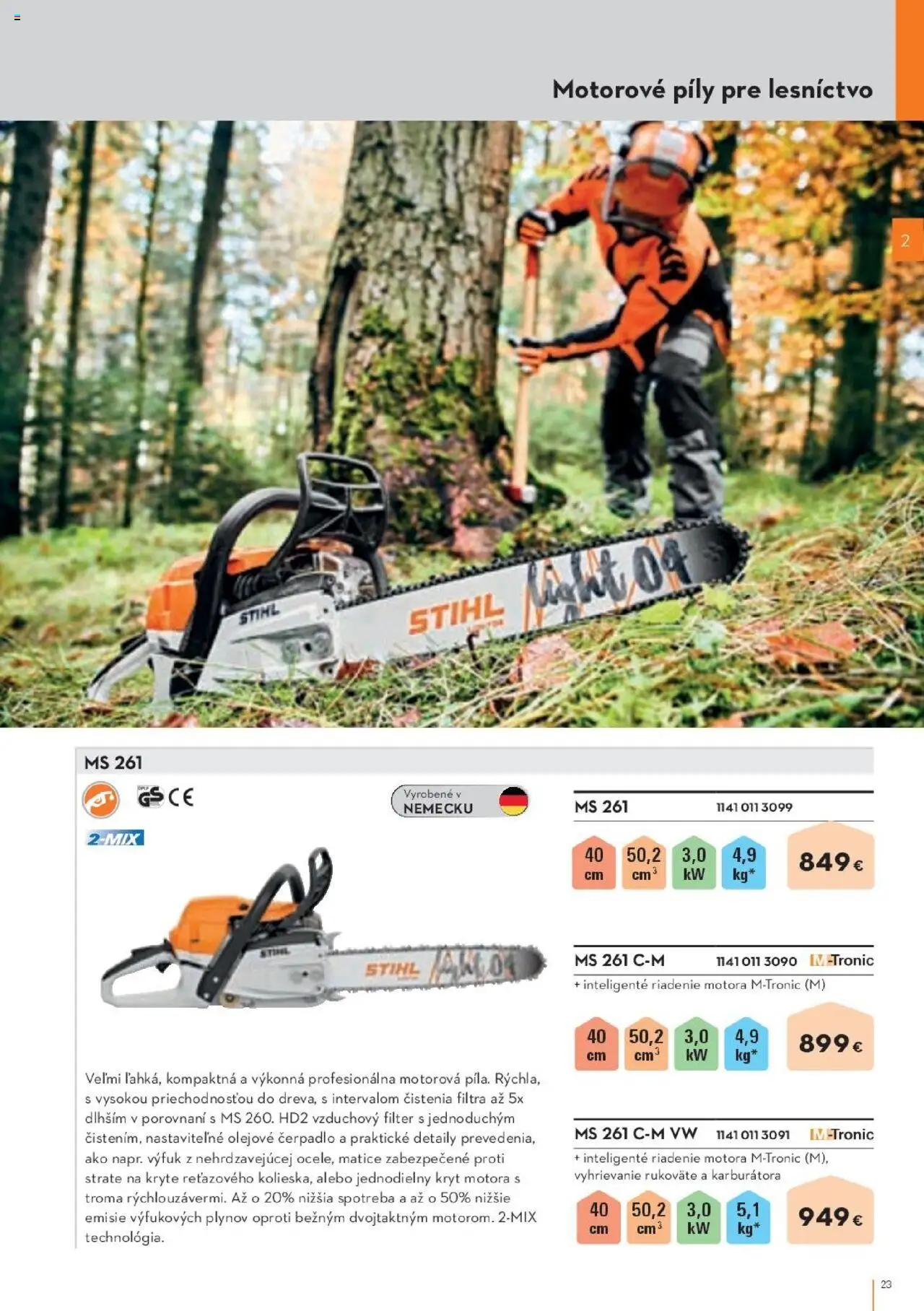 Nové STIHL akcie – leták je platný od 29.09.2025 | Strana: 23 | Produkty: Čerpadlo