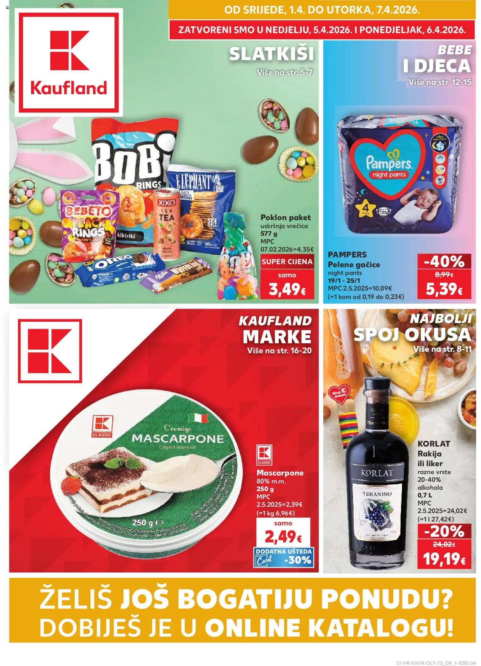 Kaufland katalog | vrijedi od 01.04.2026 | Stranica: 1