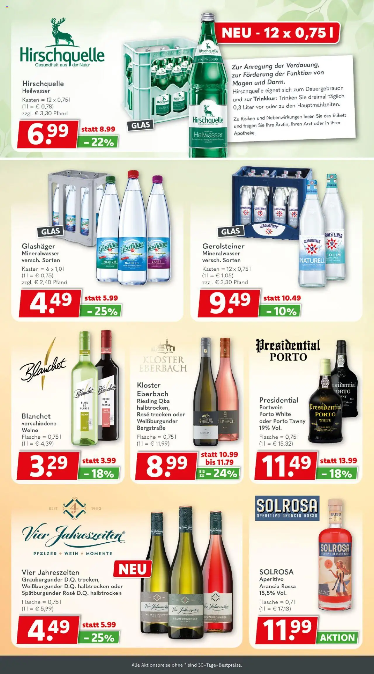 Getränkeland Prospekt 	 - gültig ab dem 04.08.2025 | Seite: 8 | Produkte: Rouge, Mineralwasser, Gerolsteiner