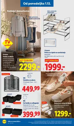 Livarno, Polica za cipele na razvlačenje, Dimenzije:, 64-118,8 x 50,5 x 22,5 cm (Š x V x D) - pregled Lidl kataloga - važi od 27.11.2025 | Strana: 72
