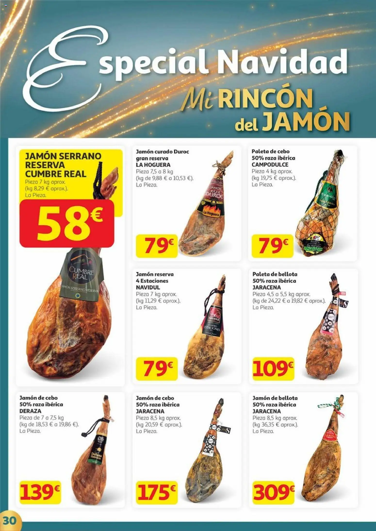 Alcampo - Canarias │ válido desde el 20.11.2025 | Página: 30 | Productos: Jamón serrano, Jamón