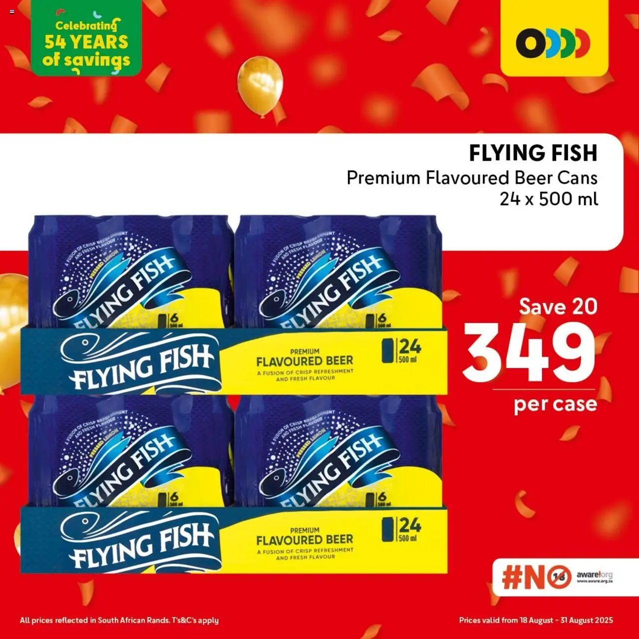 Makro Birthday Deals Beer and Cider │ valid from 18.08.2025 | Page: 9 | Products: Case, Beer, Fish