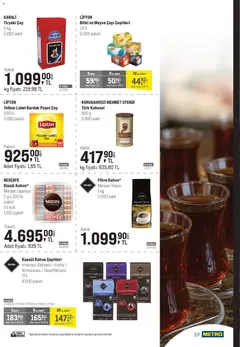 17.12.2025 tarihinden itibaren geçerli olan Metro kataloğu önizlemesi | Sayfa: 19 | Ürünler: Kahve, Bardak poşet çay, Meyve, Zselatin
