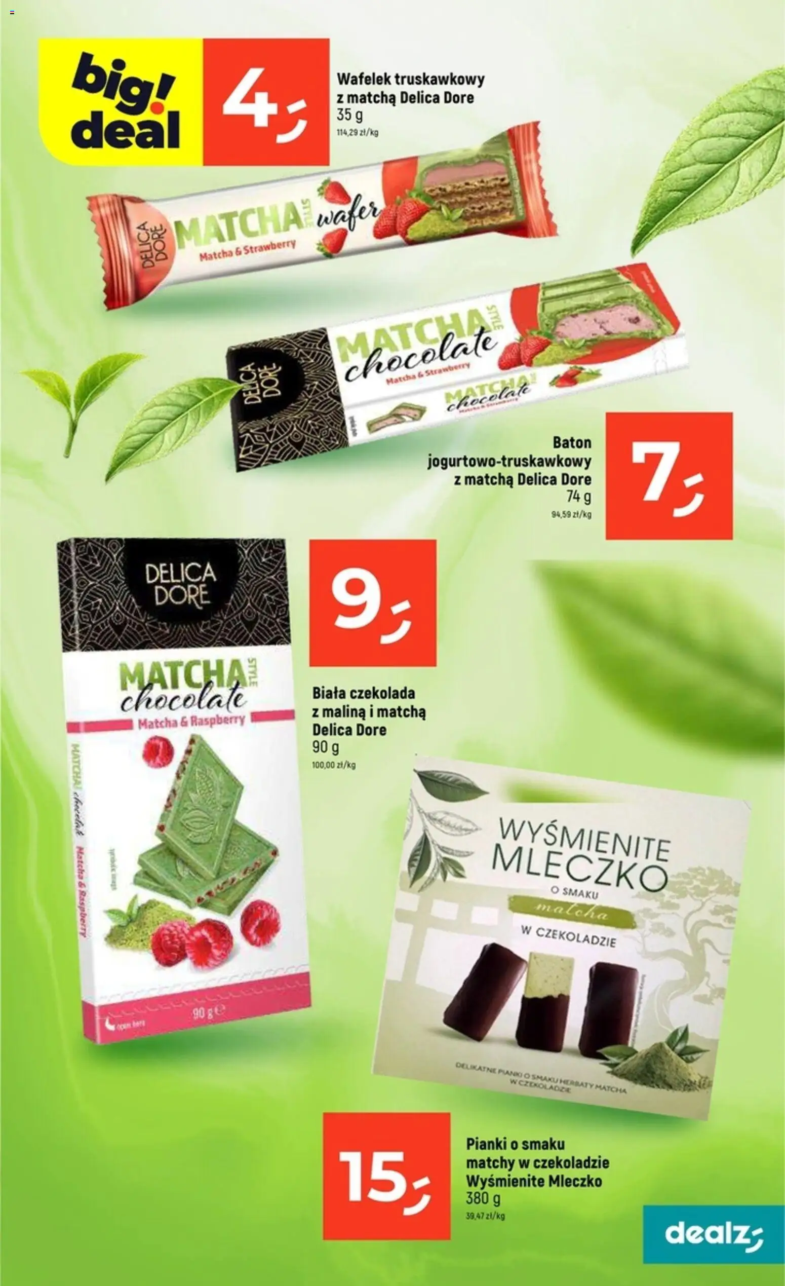 Dealz Gazetka od 22.01.2026 | Strona: 21 | Produkty: Malina, Baton, Pianki, Czekolada
