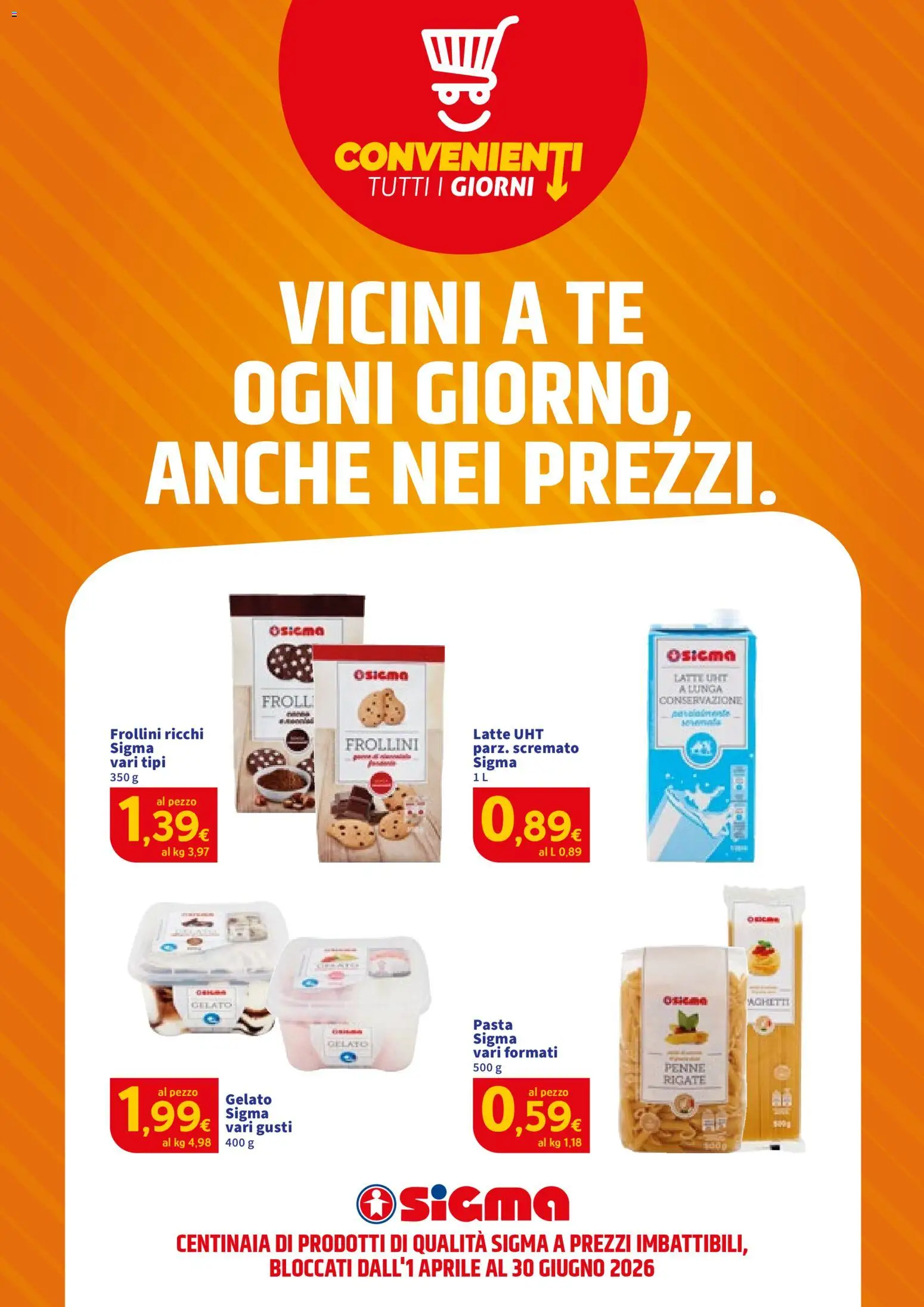 Volantino SIGMA del 01.04.2026 | Pagina: 2 | Prodotti: Tè, Pasta, Frollini, Penne