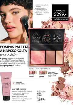 Katalógus AVON 2026 áprilisi - amely érvényes a következő dátumtól: 01.04.2026 | Oldal: 69 | Termékek: Bronzosító, Pirosító, Bor