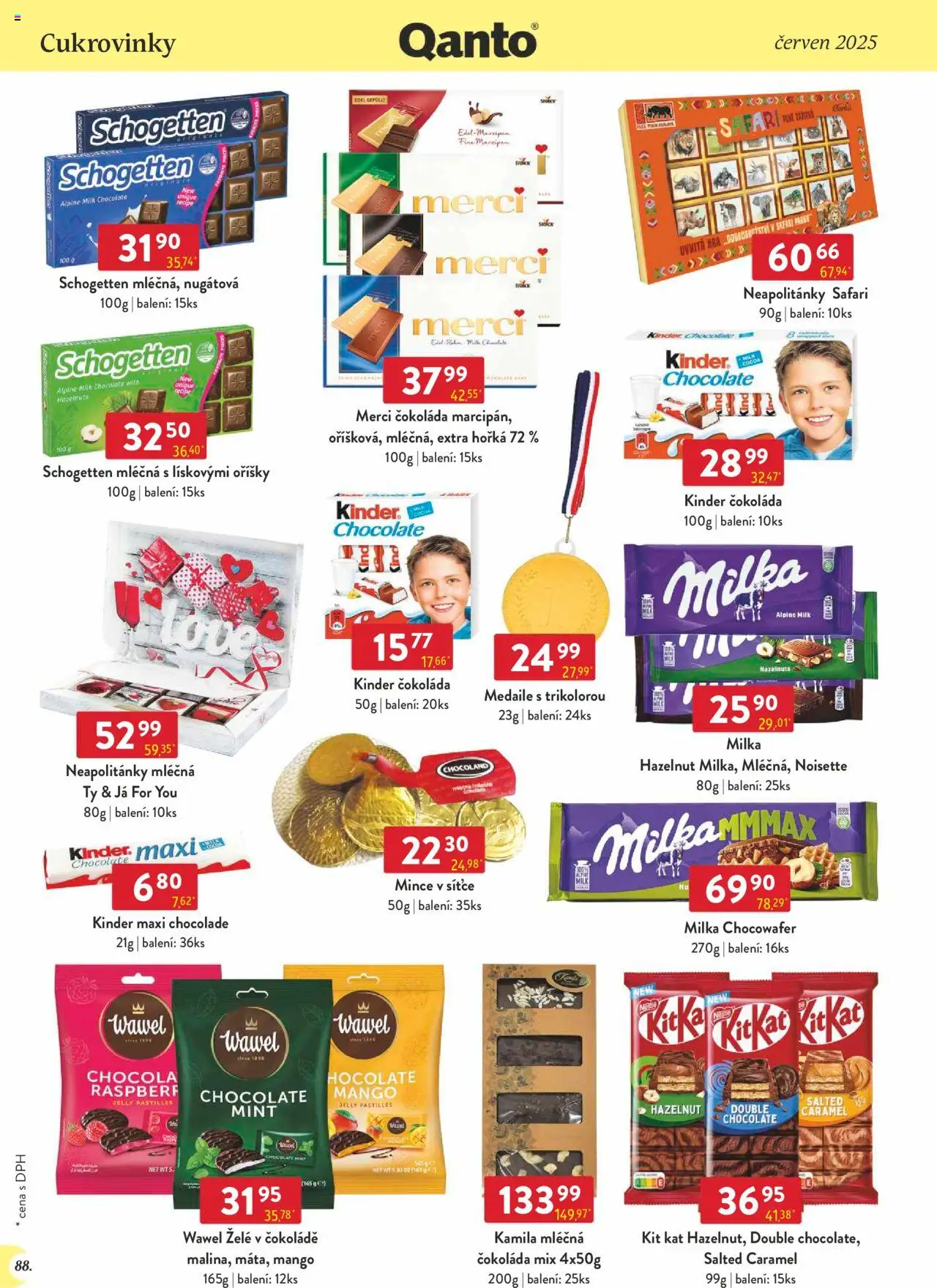 Astur & Qanto leták - Velkoobchod 06/2025 od 01.06.2025 | Strana: 88 | Produkty: Milka, Merci, Oříšky, Kinder