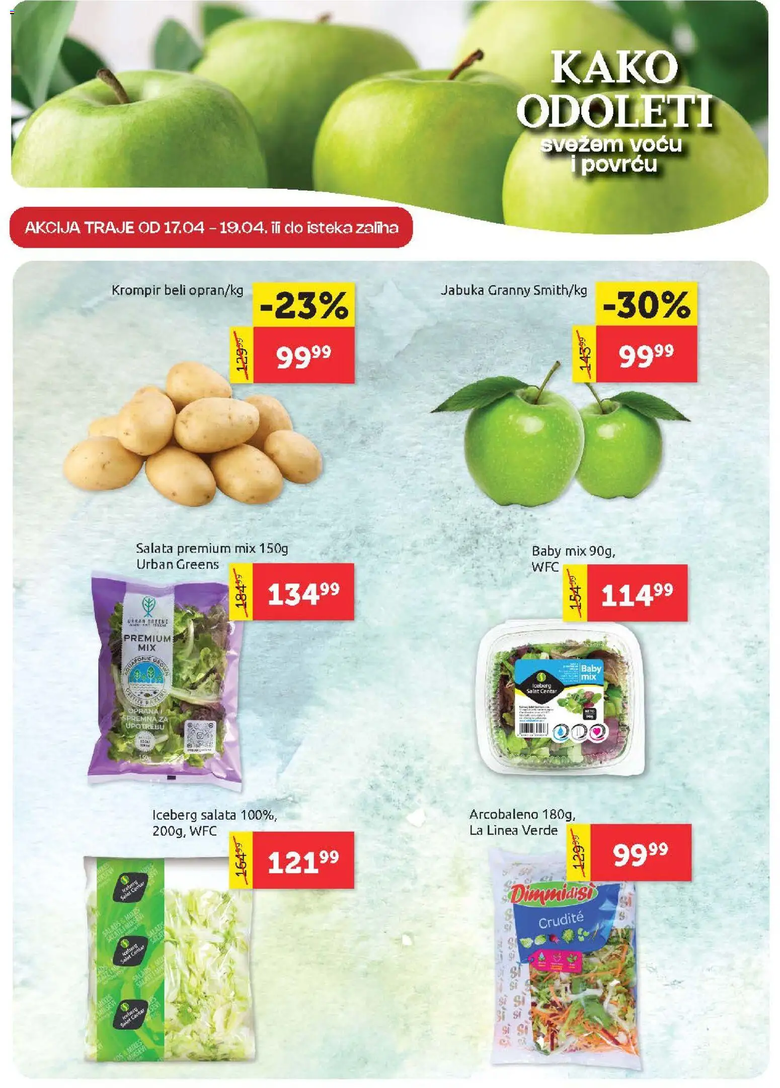 SuperVERO katalog - važi od 16.04.2026 | Strana: 2 | Proizvode: Salata, Iceberg salata, Krompir