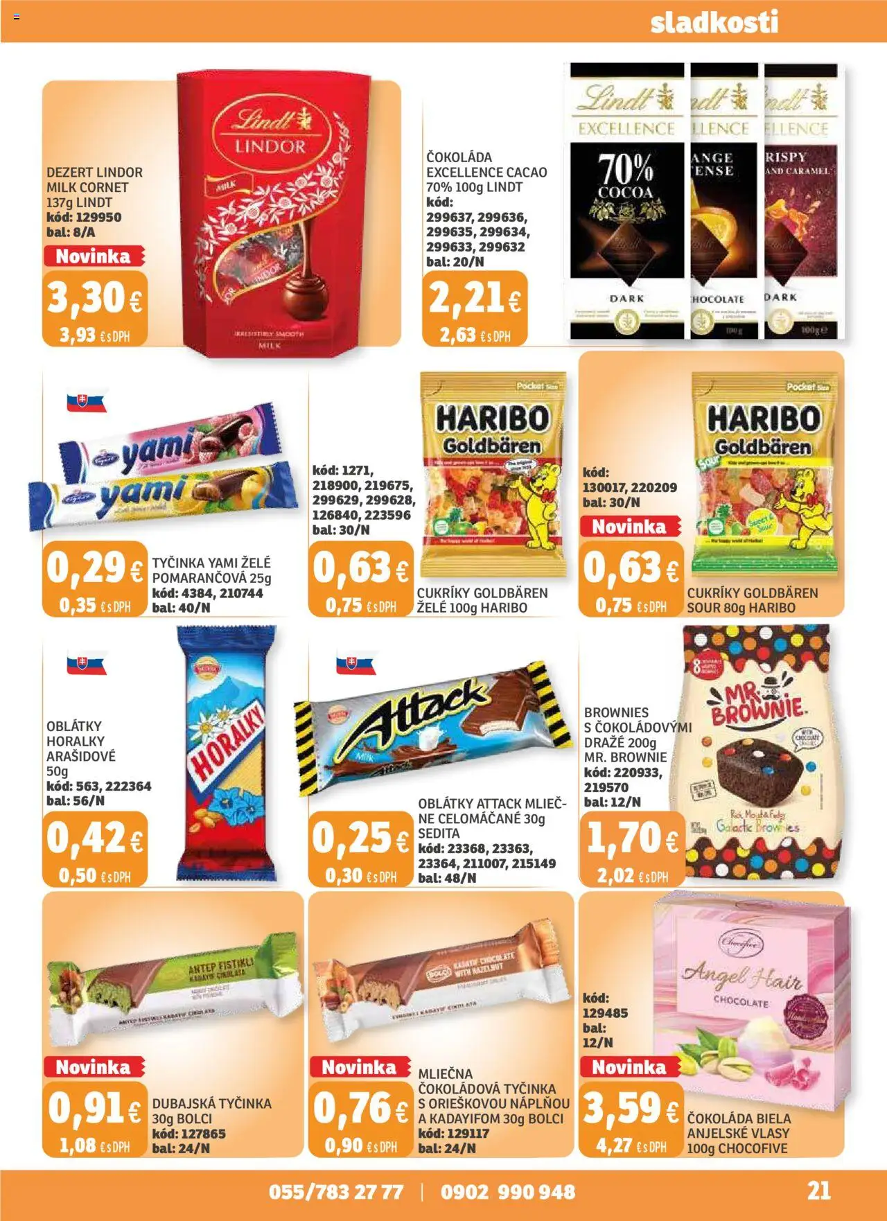 Labaš magazín │ platný od 22.08.2025 | Strana: 21 | Produkty: Lindor, Lindt, Čokoláda, Cukríky