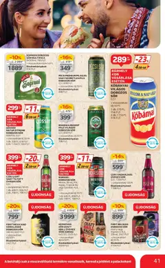 Auchan akciós ujság - amely érvényes a következő dátumtól: 10.07.2025 | Oldal: 41 | Termékek: Grill, Gyömbér, Dobozos sör, Sör