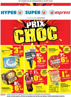 Hyper U - Prévisualisation de Hyper U - Prix choc valide à partir de 26.08.2025