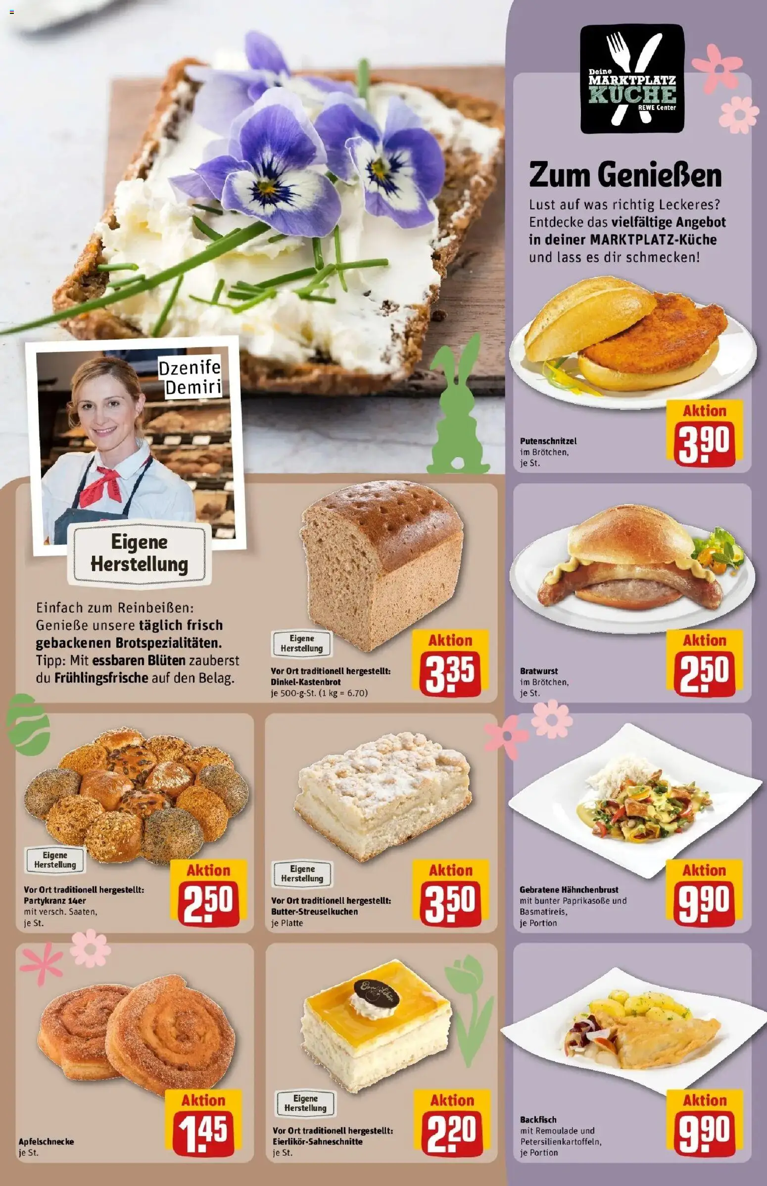 Rewe Prospekt Egelsbach	 – gültig ab 15.03.2026 | Seite: 15 | Produkte: Bratwurst, Küche, Putenschnitzel, Hahnchenbrust