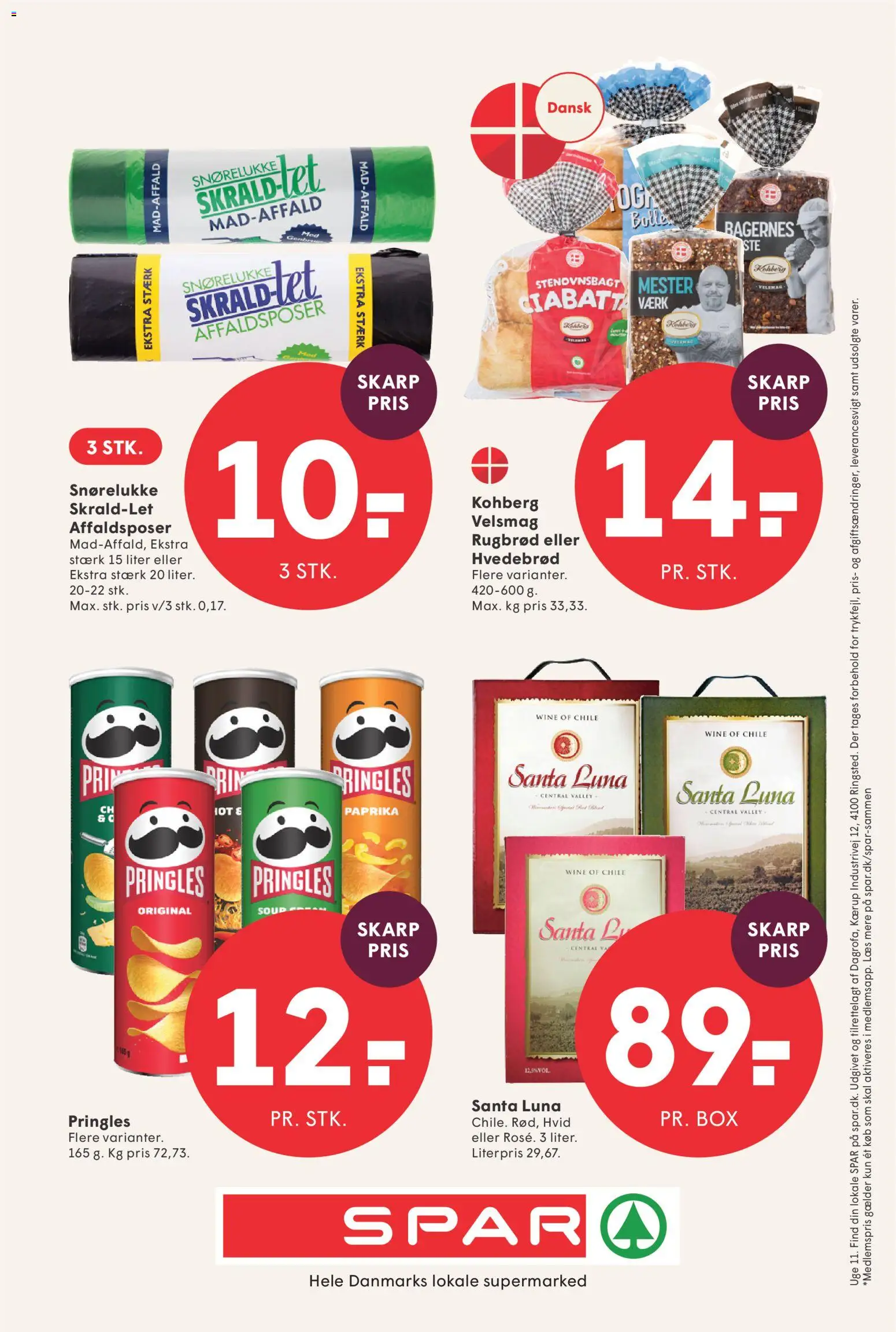 Spar tilbudsavis – gyldig fra 06.03.2026 | Side: 21 | Produkter: Rugbrød, Søm, Paprika