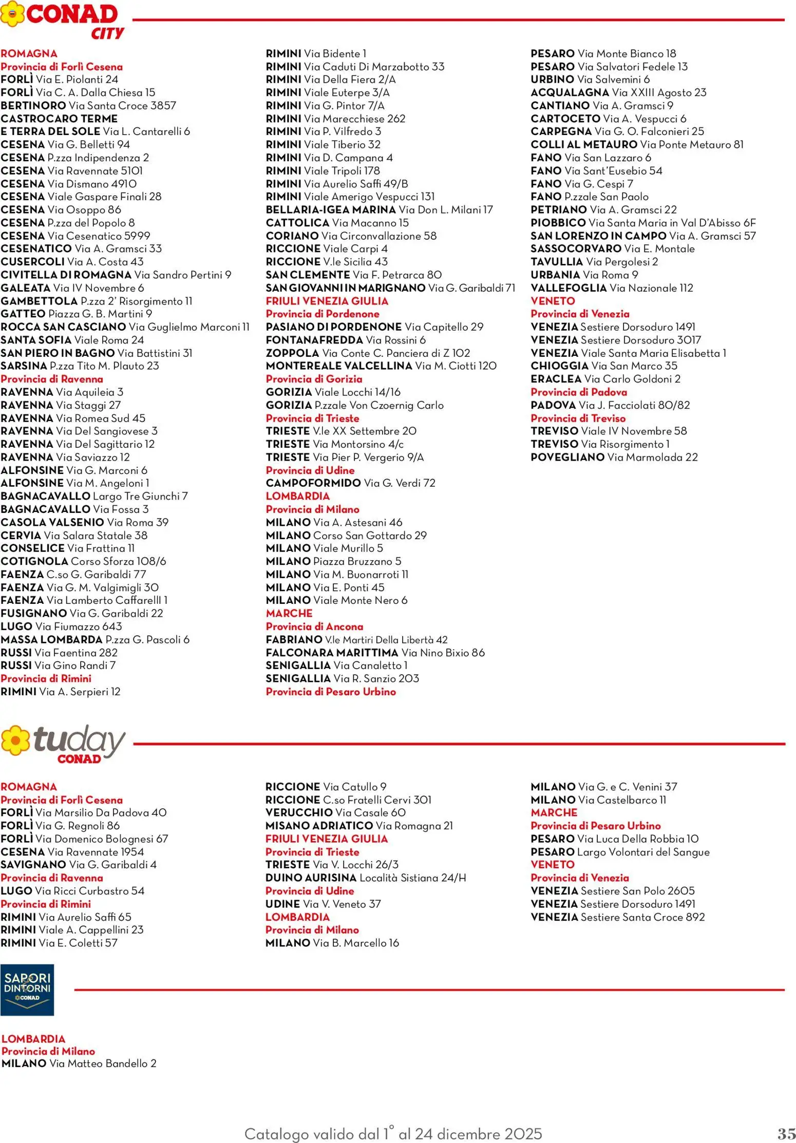 Volantino Conad del 01.12.2025 | Pagina: 35 | Prodotti: Polo, Bagno, Terra