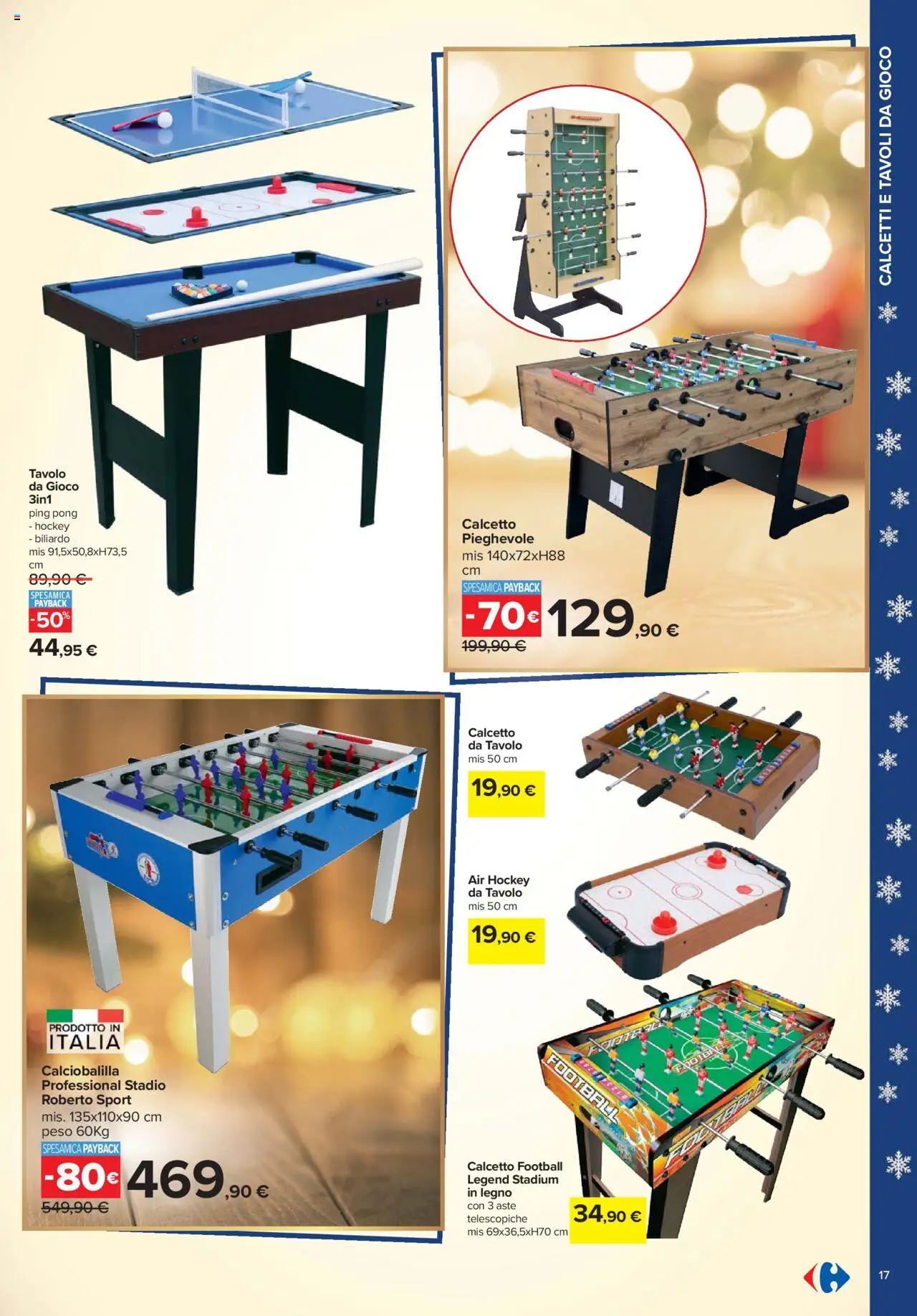 Volantino Carrefour del 24.10.2025 | Pagina: 17 | Prodotti: Gioco, Tavolo