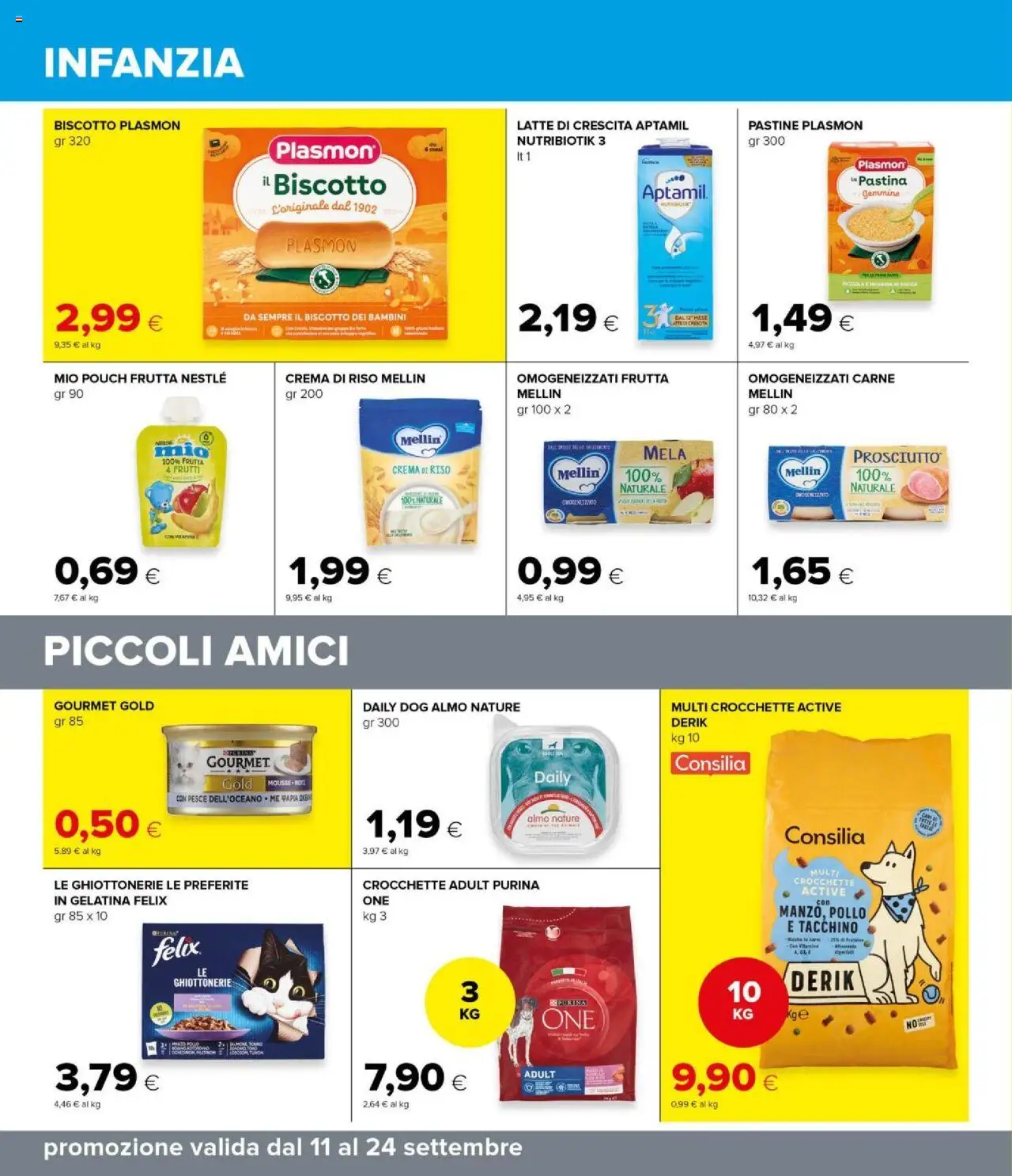 Volantino Oasi del 11.09.2025 | Pagina: 36 | Prodotti: Crema, Pollo, Tacchino, Crocchette