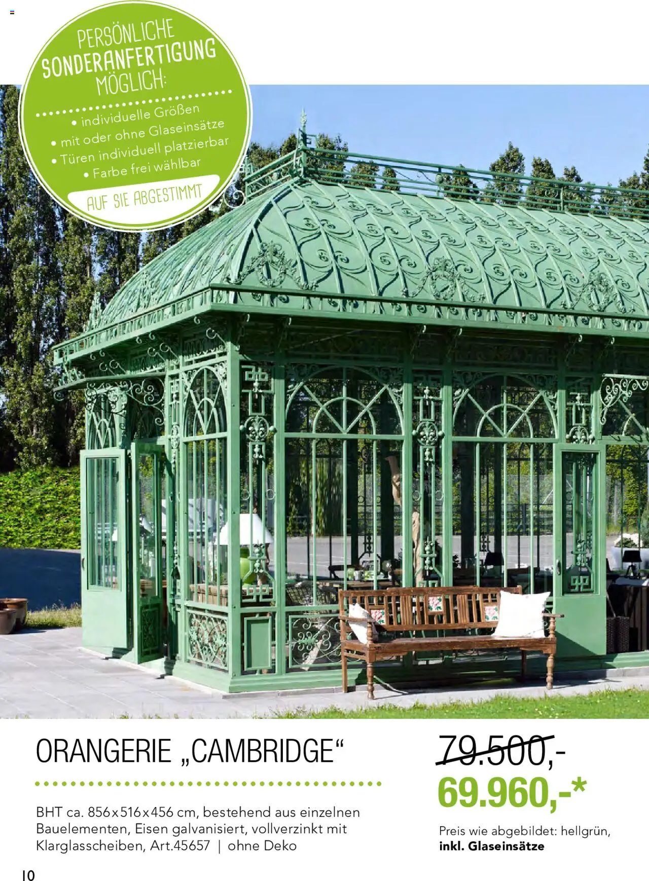 Rahaus Prospekt Gartenhäuser - gültig ab dem 01.09.2022 | Seite: 10