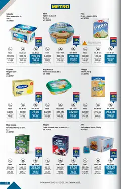 Metro kupi više plati manje - pregled Metro kataloga - važi od 01.12.2025 | Strana: 20 | Proizvode: Moja kravica, Margarin, Sir, Pavlaka