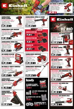 Inpos katalog akcije – veljaven od 12.03.2026 | Stran: 25 | Izdelki: Verižna žaga, Baterije, Kos, Kladivo