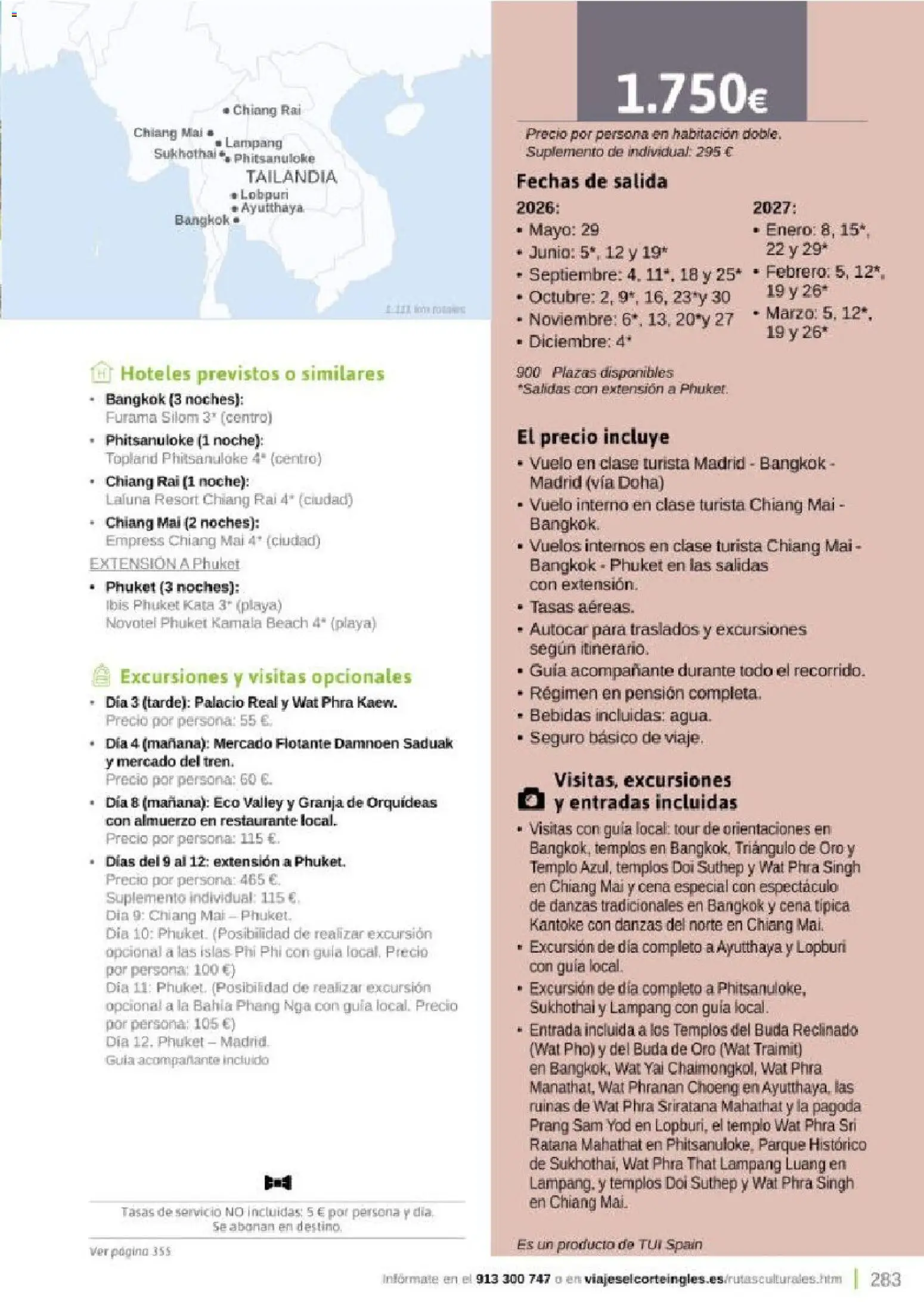 Viajes El Corte Inglés Rutas Culturales de la Comunidad de Madrid │ válido desde el 01.04.2026 | Página: 283