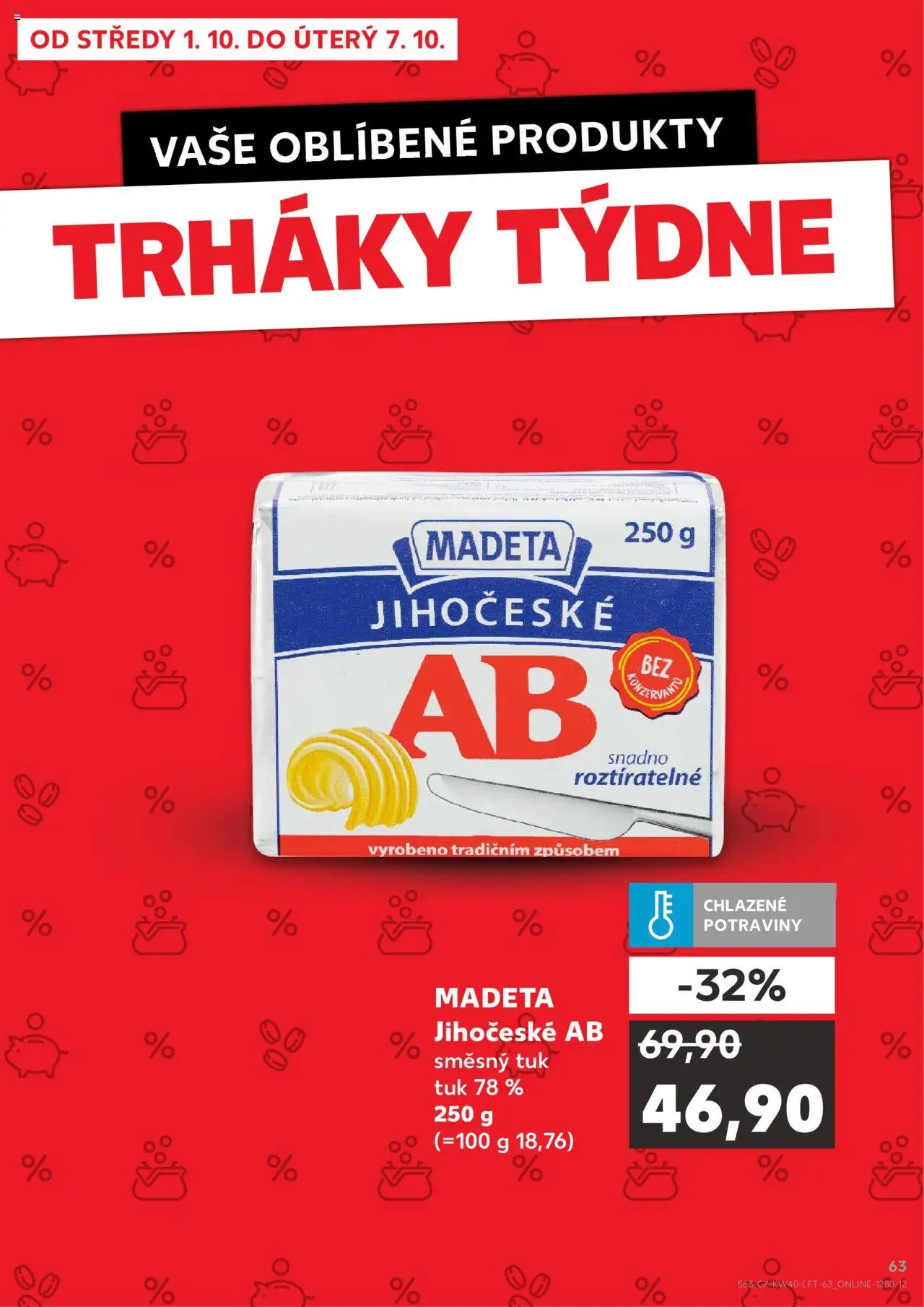 Kaufland leták od 01.10.2025 | Strana: 63 | Produkty: Potraviny