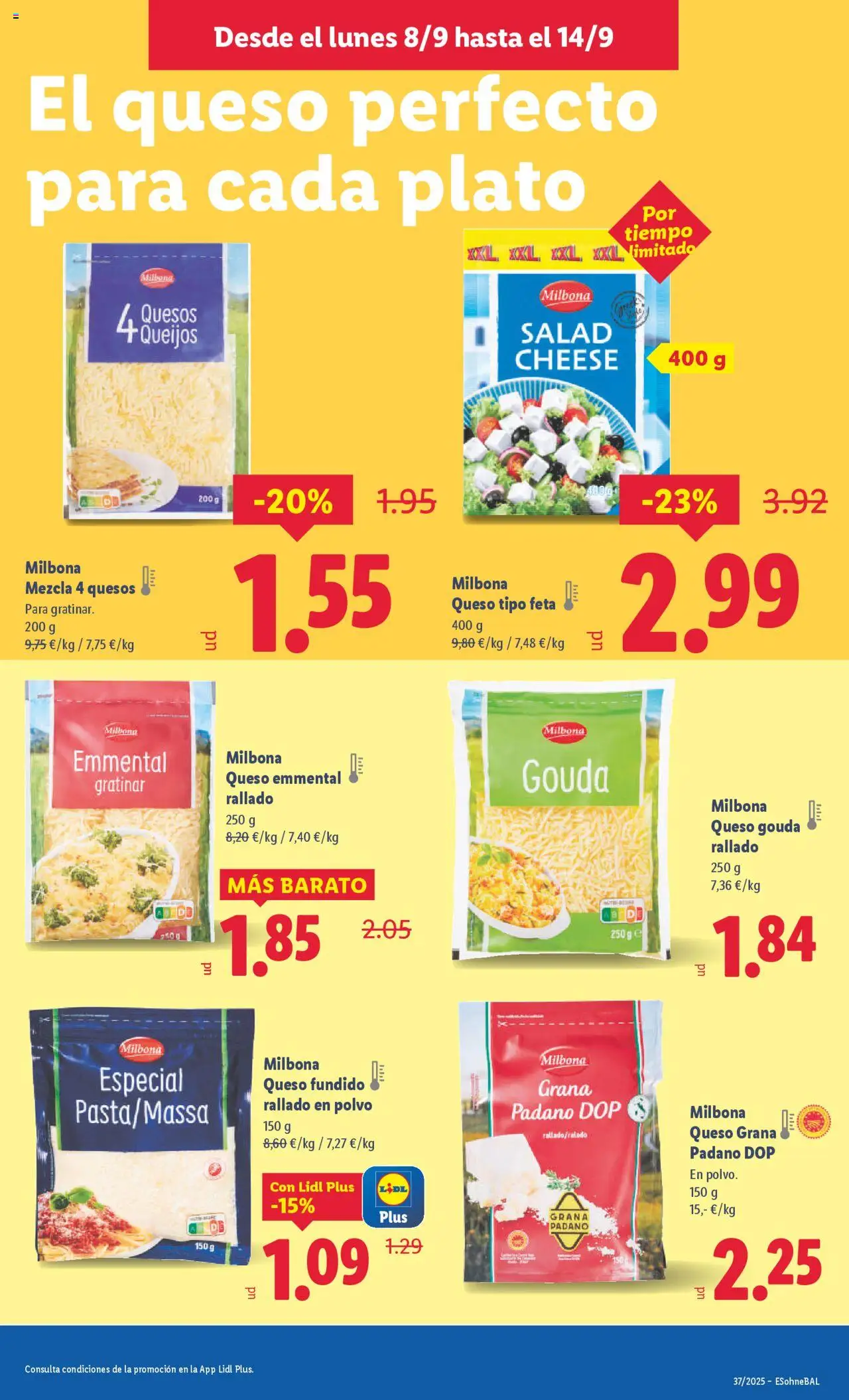 Lidl folleto │ válido desde el 08.09.2025 | Página: 17 | Productos: Γραβάτα, Polvo, Queso, Queso Gouda