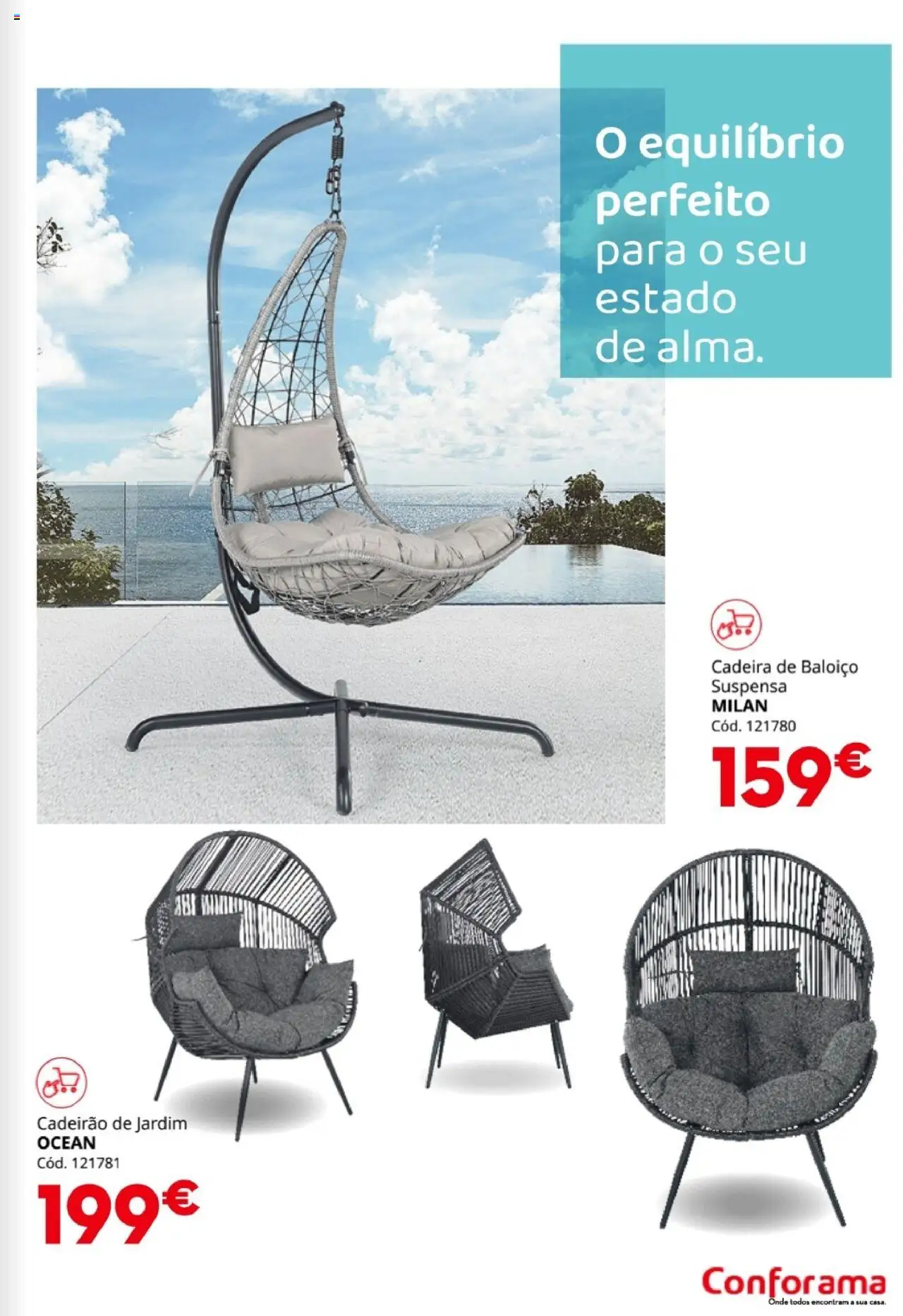 Conforama folheto │ válido de 20.03.2025 | Página: 25 | Produtos: Baloiço, Cadeira