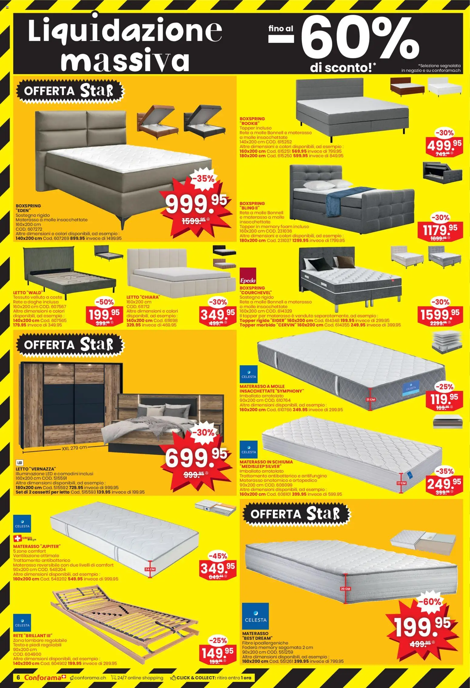 Conforama Aktionen IT – gültig ab 29.10.2025 | Seite: 6 | Produkte: Topper