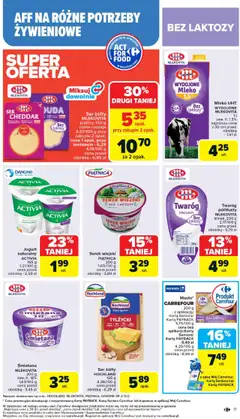 Carrefour Gazetka od 02.06.2025 | Strona: 13 | Produkty: Karta, Serek, Mleko, Śmietana 18