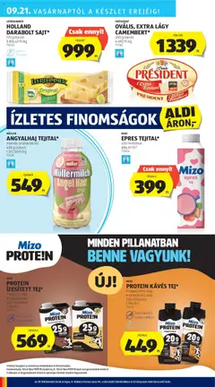 Aldi akciós ujság - amely érvényes a következő dátumtól: 18.09.2025 | Oldal: 26 | Termékek: Protein, Fehérje, Tej, Cukor