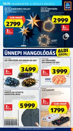 LED-ES FÉNYFÜZÉR-KOSZORÚ*, 60 darab LED-del, LED-fény színe: melegfehér, elemtartó doboz akasztóval, 6, ill. 18 órás időzítőfunkcióval - amely érvényes a következő dátumtól: 16.10.2025 | Oldal: 41
