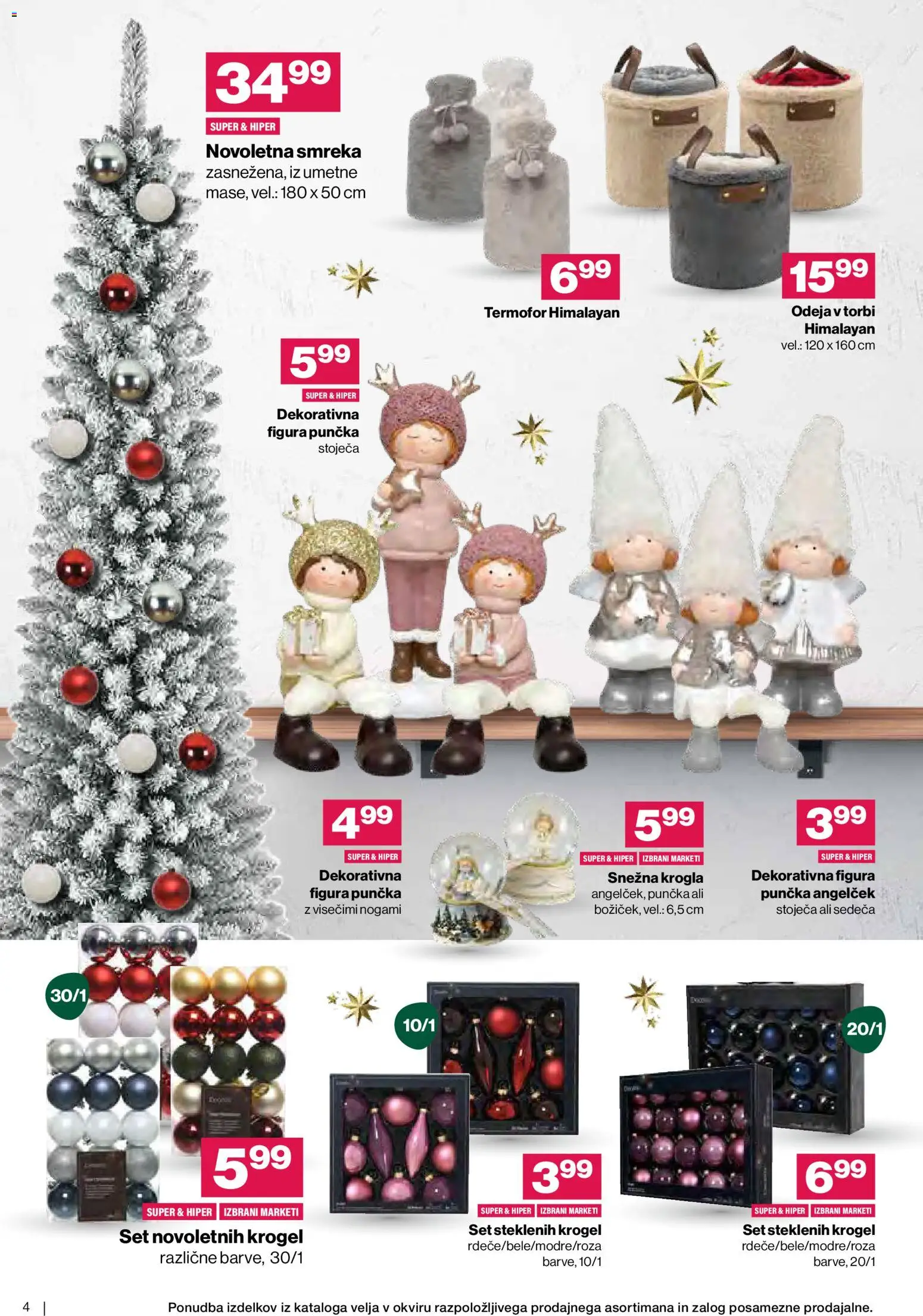 Novi Mercator katalog ponudbe – veljaven od 19.11.2025 | Stran: 4 | Izdelki: Odeja
