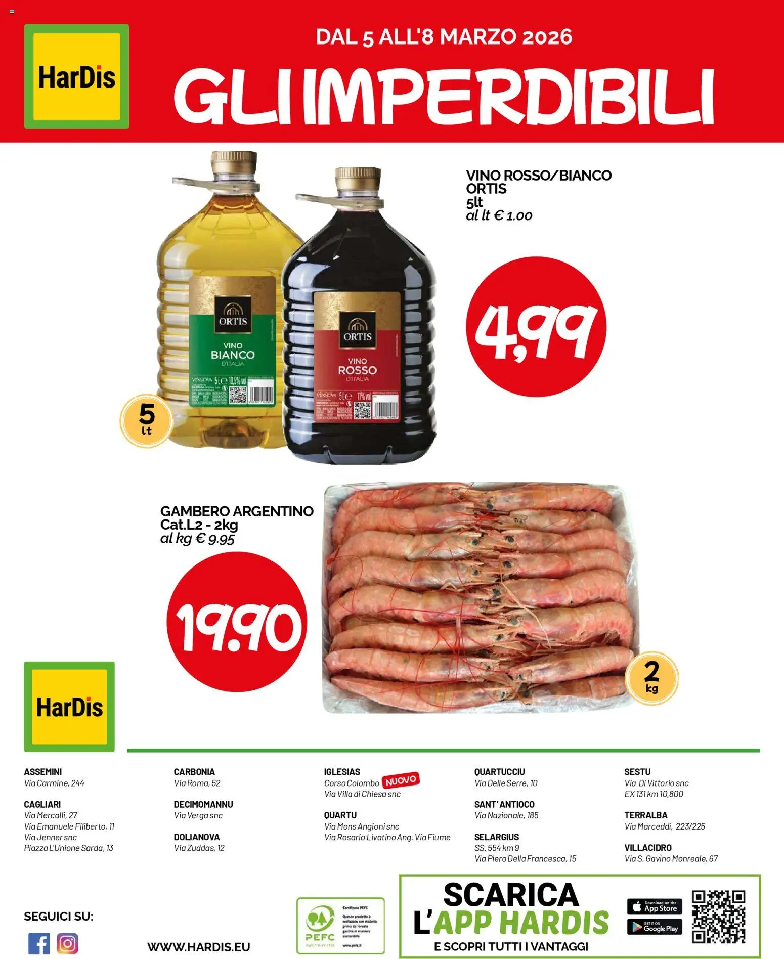 Volantino HarDis del 26.02.2026 | Pagina: 16 | Prodotti: Vino, The, Vino rosso, Vino bianco