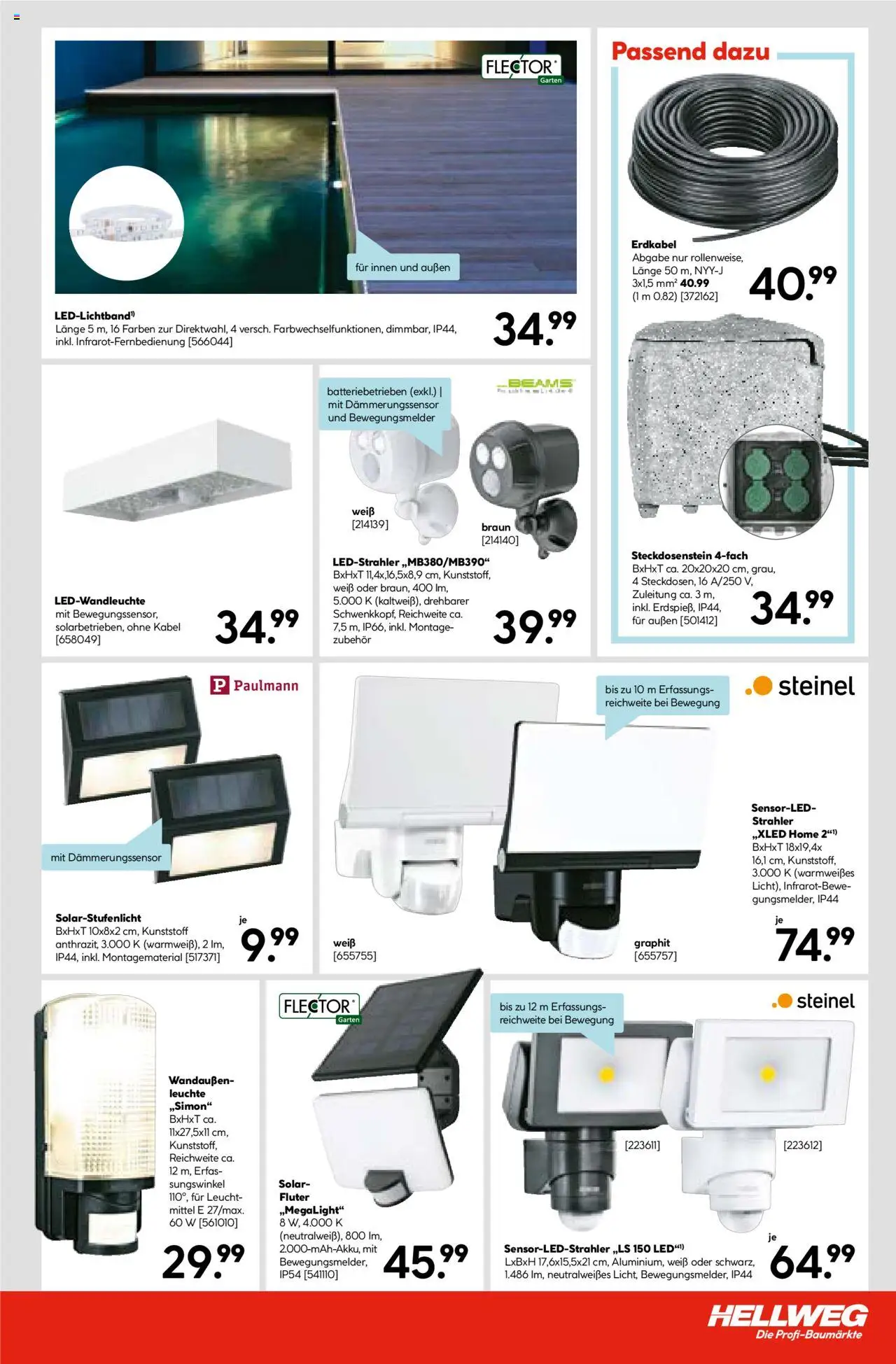 HELLWEG Flugblatt gültig ab 11.09.2025 | Seite: 17 | Produkte: Kabel