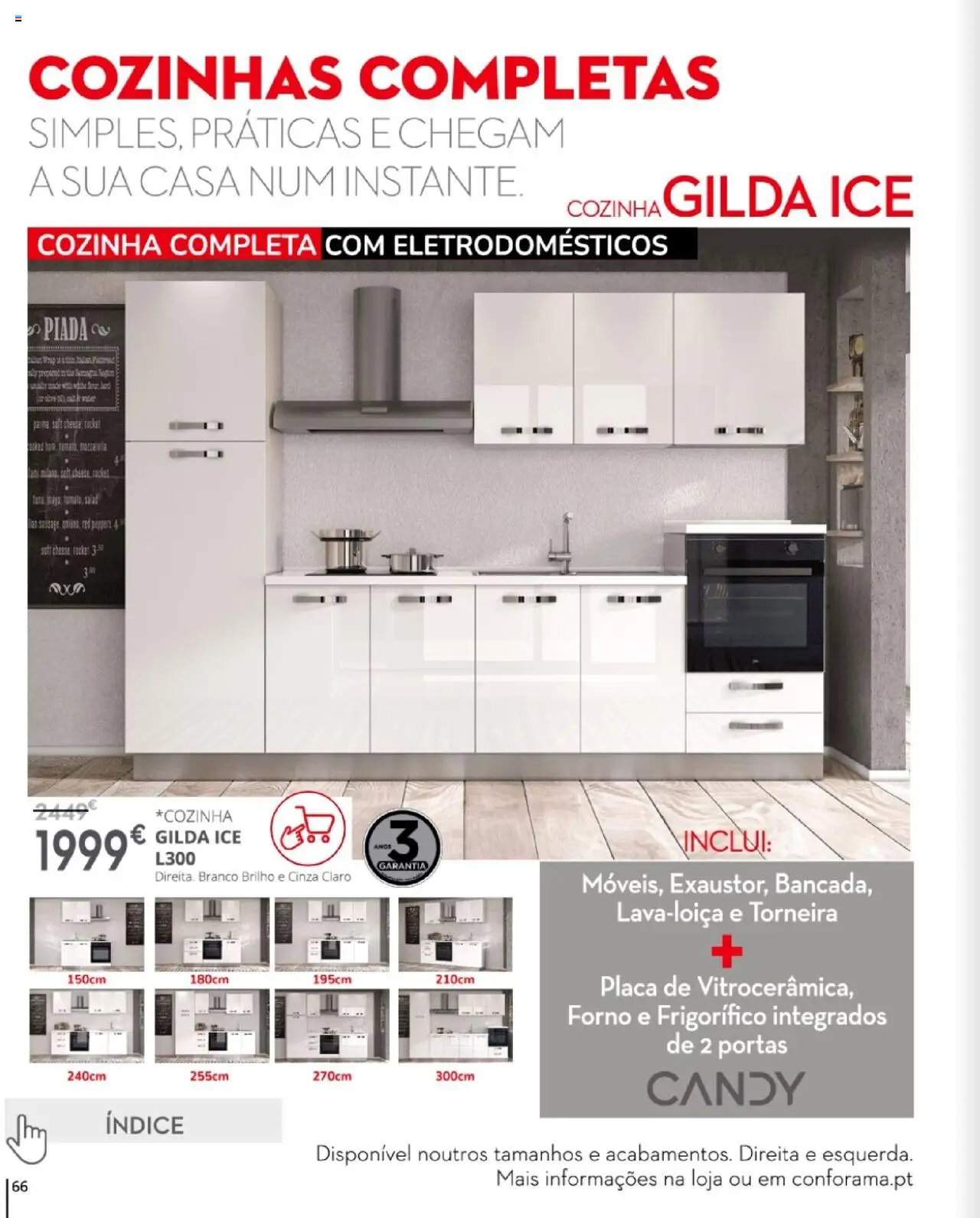 Conforama folheto │ válido de 27.03.2025 | Página: 66 | Produtos: Forno, Frigorífico, Torneira, Portas