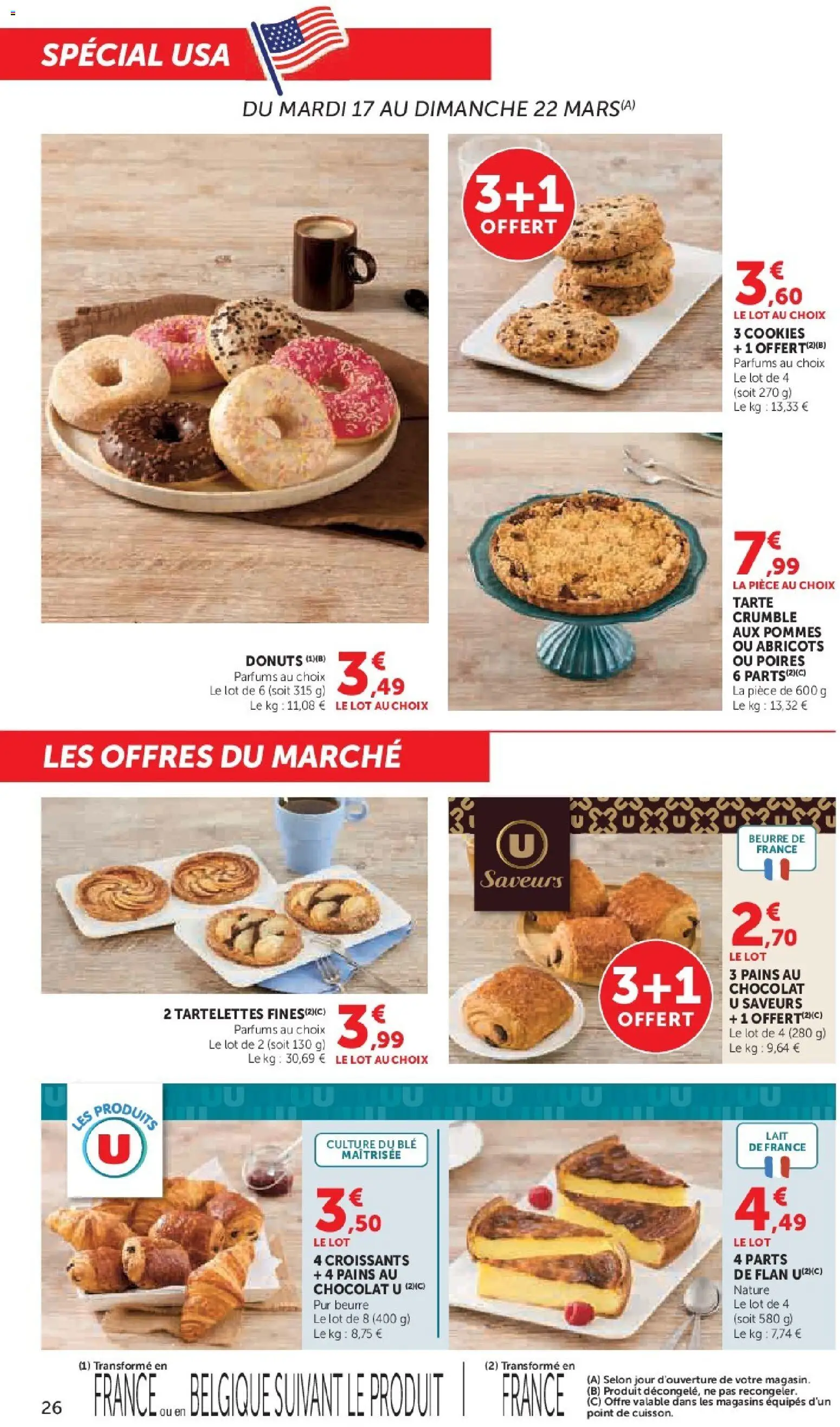 {H1} | Page: 26 | Produits: Cookies, Lait, Chocolat, Pommes
