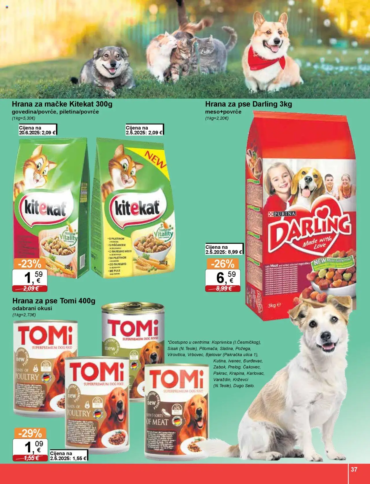 KTC katalog | vrijedi od 21.08.2025 | Stranica: 37 | Proizvodi: Hrana za pse, Hrana za mačke